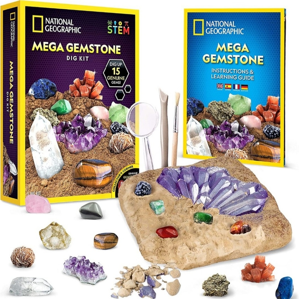 NATIONAL GEOGRAPHIC Mega Gemstone Dig Kit